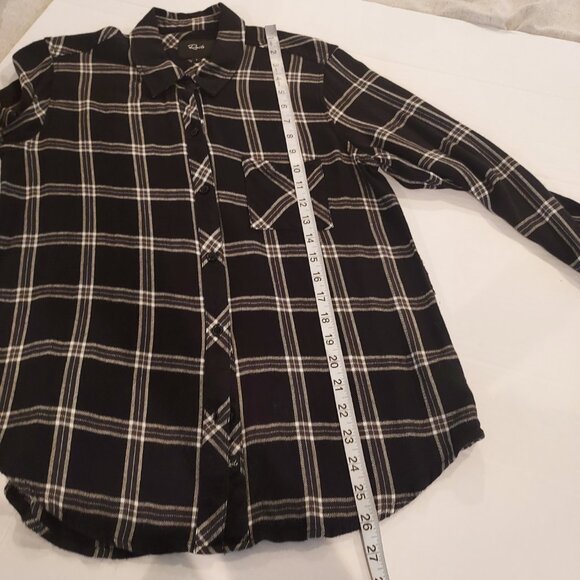 Rails Hunter Ash Cream Grey Button Up Shirt Size Large NWOT - Picture 4 of 10